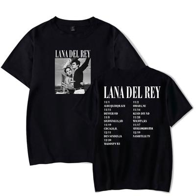 Lana Del Rey Album Tour Tshirts Singer Logo Merch Women Unisex Fashion Casual Short Sleeve Tee