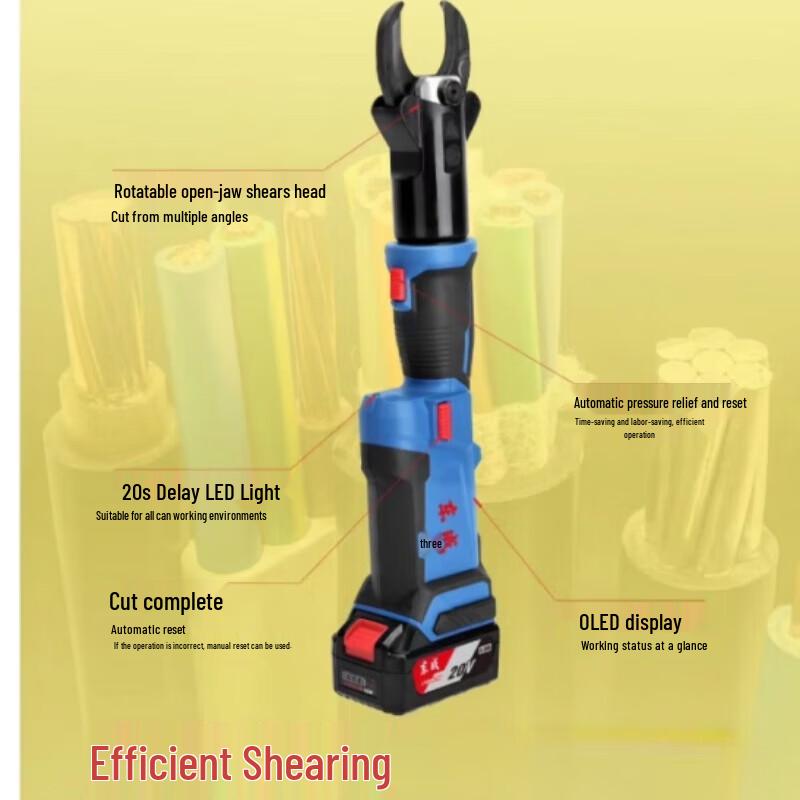 Dongcheng Cordless Electric Hydraulic Crimping Tool CN plug (adapter included)