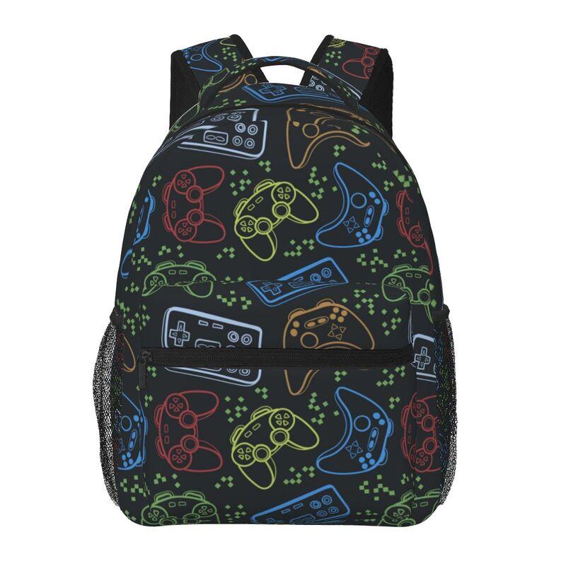 Zaino con Controller per Videogiochi per Ragazzi Ragazze Studenti Scolastici Zaino da Viaggio Escursionismo Campeggio Zaino giornaliero Unisex Casual Zaino per Laptop