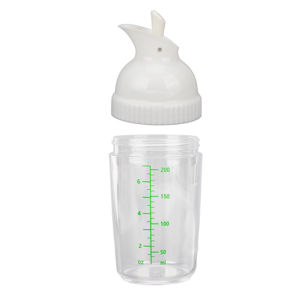 200ml Salad Dressing Shaker BPA Free Prevent Leakage Salad Dressing Jar with Lid for Kitchen
