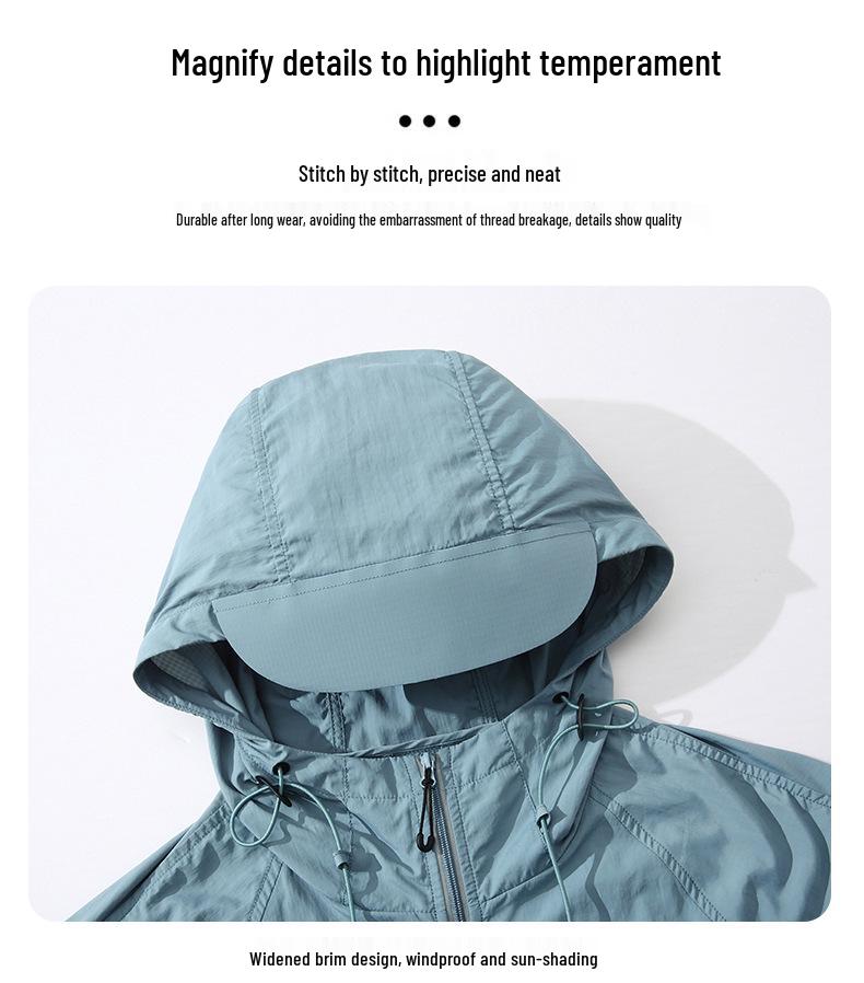 Mountain-Style Lightweight Anti-UV Quick-Dry Sun Protection Jacket for Men & Women