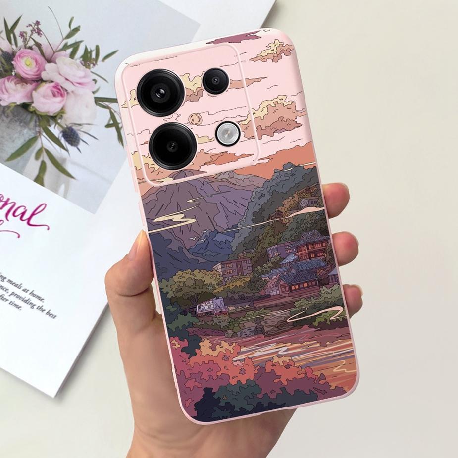 For Xiaomi Poco X6 Pro 5G Case Cute Fashion Cartoon Cover Soft TPU Phone Cases For Xiaomi Poco X6 PocoX6 Pro X6Pro Fundas Bumper