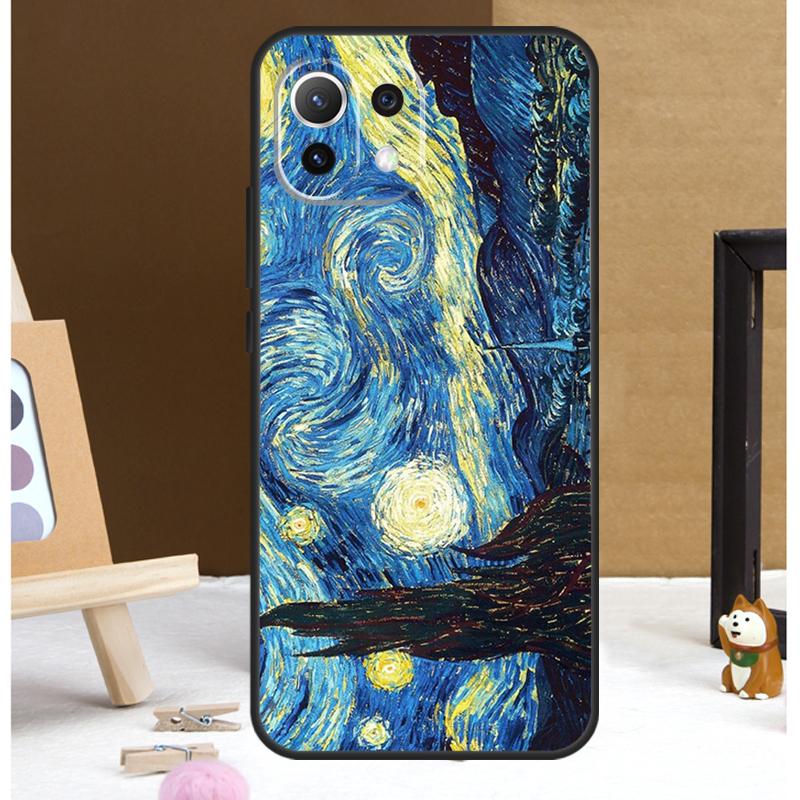 Van Gogh Art Oil Painting Case For Xiaomi 14 Ultra 13 11T 12T 13T Pro 12 Lite POCO X6 Pro X3 X4 X5 M5s M6 F3 F5 Cover