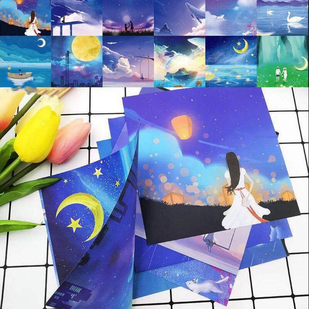 Premium Double Sided Japanese Folding Paper with Japanese Wind Flower Thousand Paper Crane Paper Cut Paper Printing Origami