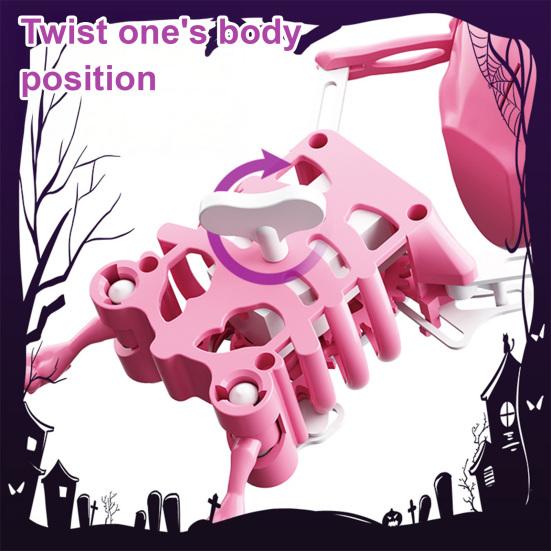 Dancing Swinging Skeleton Toy Kids 3D Halloween Articulated Skeleton Spring