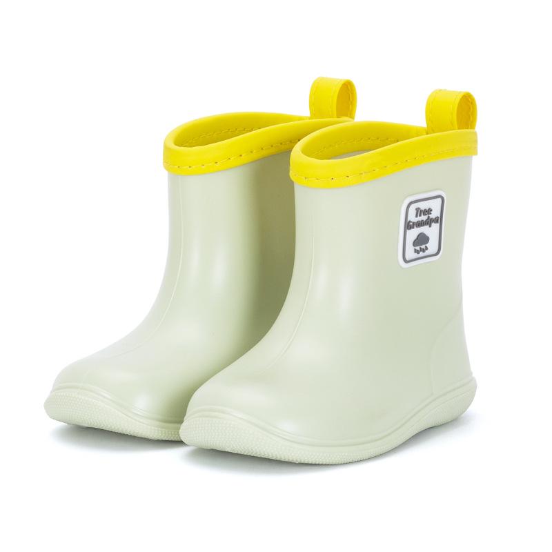 Little Tiger Dinosaur Kids Mid-Calf Cartoon Rain Boots - Non-Slip, Soft, for Boys & Girls 13
