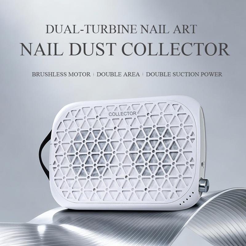 Double Turbine High Suction Silent G5 Nail Dust Collector Plug-in G5 Dust Collector US Standard