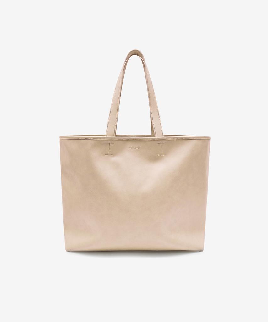 Insilence Women Big Tote Bag Beige