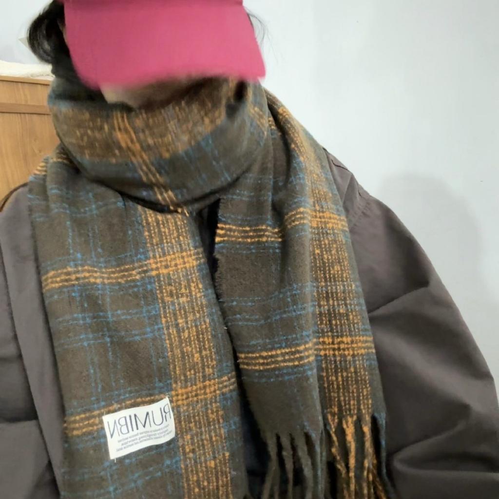 Scarf Winter Women's Autumn and Winter Korean Atmosphere British Style Scarf Advanced Sense Versatile Warm Scarf Wholesale
