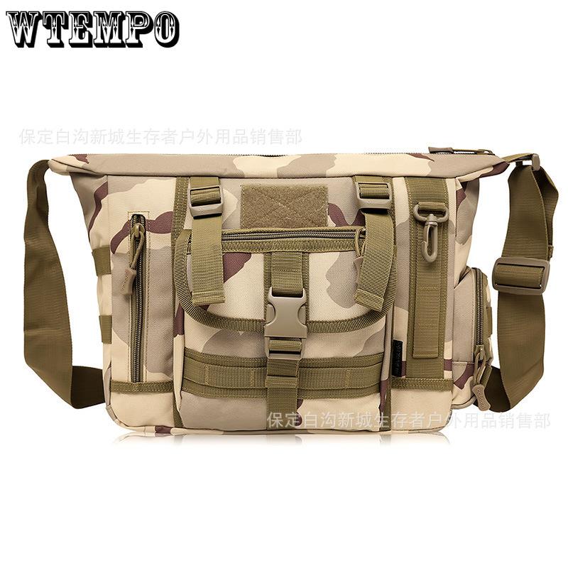 Torba na ramię w kamuflażu Torba na komputer męska Duża torba crossbody Torba męska Torba rekreacyjna