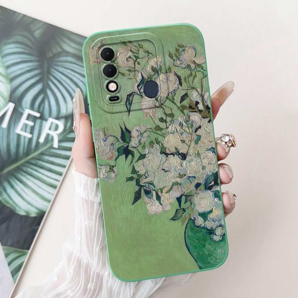 For Tecno Spark 8 Case Cute Rabbit Panda Back Cover KG6 KG6k Phone Cases For Tecno Spark 8 8T Soft Fundas Spark8 Spark8T Coque