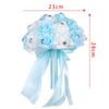 Crystal Wedding Flowers Western Wedding Flower Simulation Rose Flower Small Bouquet Rhinestone Lace Hand Bouquet