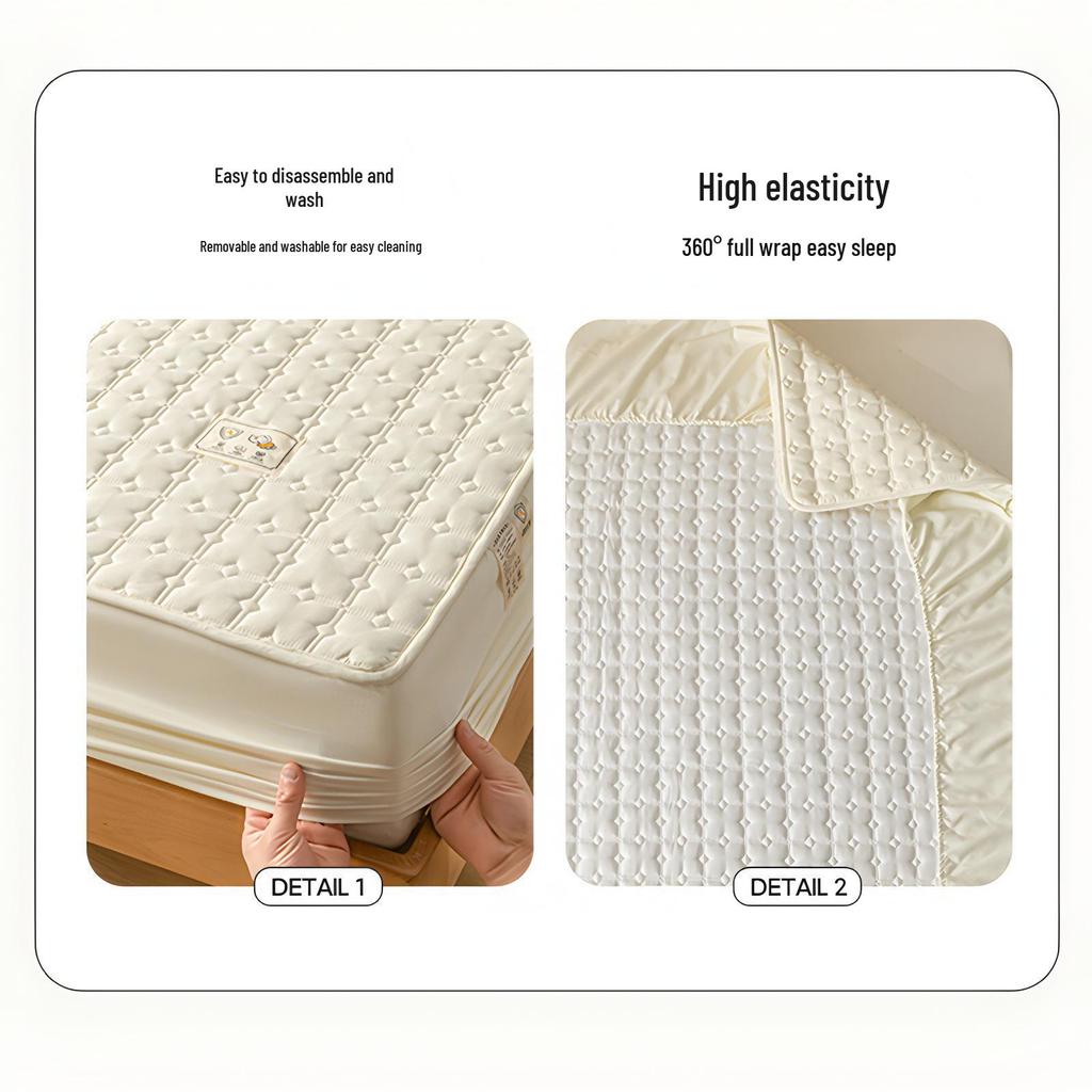 Quilted Waterproof Mattress Protector for Mother & Baby - 2025 New Style