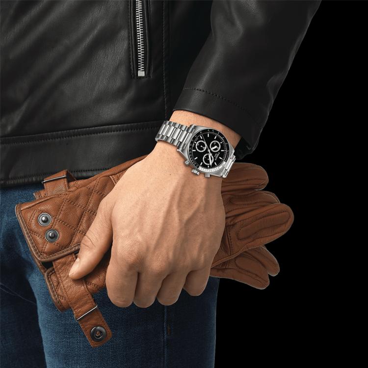 TISSOT PR516 Quartz Movement Men's Watches Watch 40mm Black Dial Stainless Steel Case Steel Strap T149.417.11.051.00