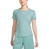 Nike T Shirts Women's Blue Crew Neck Moderate Straight Fit DD0619-309