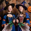 Halloween Children's Props Party Decoration Cosplay Witch Props Detachable Mesh Props