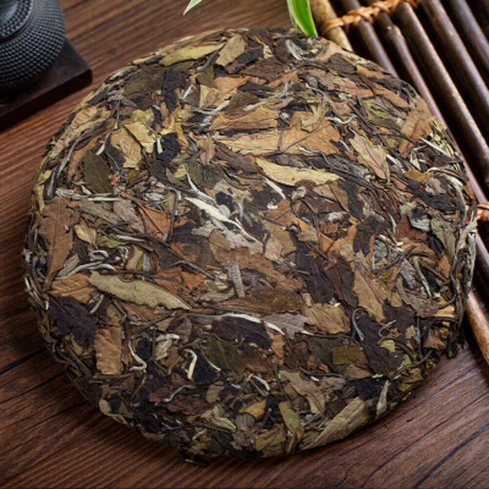 White Tea Fuding White Peony Cake 350g Organic Handmade Bai Mu Dan