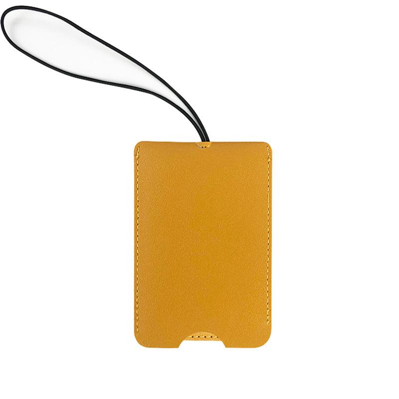 Portable Luggage Tag Travel Accessories Pu Leather Suitcase Identifier Name Address Tags