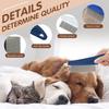 Pet Grooming Comb Stainless Steel Fine-Tooth Pet Hair Comb Multifunctional Flea Comb Debris And Tear Stain Removal Tool for Dogs Cats