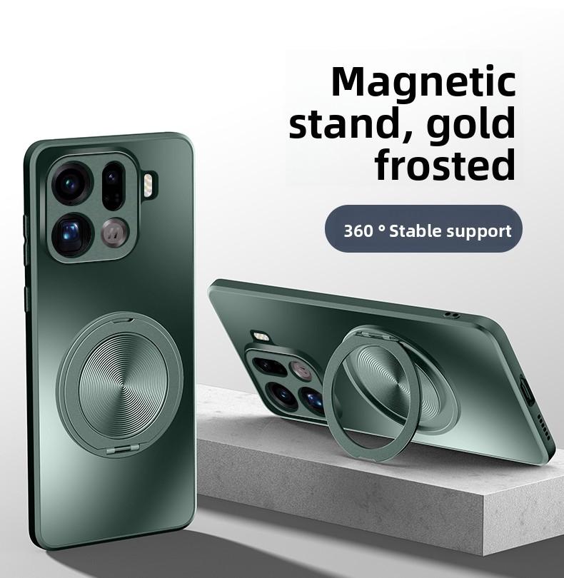 For OPPO Find X9 Pro Case Hard Matte With Ring Magnetic Protective Back Cover Case For Find X9 X8 Pro X8S+ X8Ultra Phone Shell