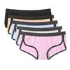 Sports Fitness Cotton Women's Underwear Panties Female Briefs Low-Rise Soft Breathable Woman Intimates