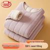 Langsha Women's Ultra-Thick Fleece Lined Wool Thermal Underwear Set