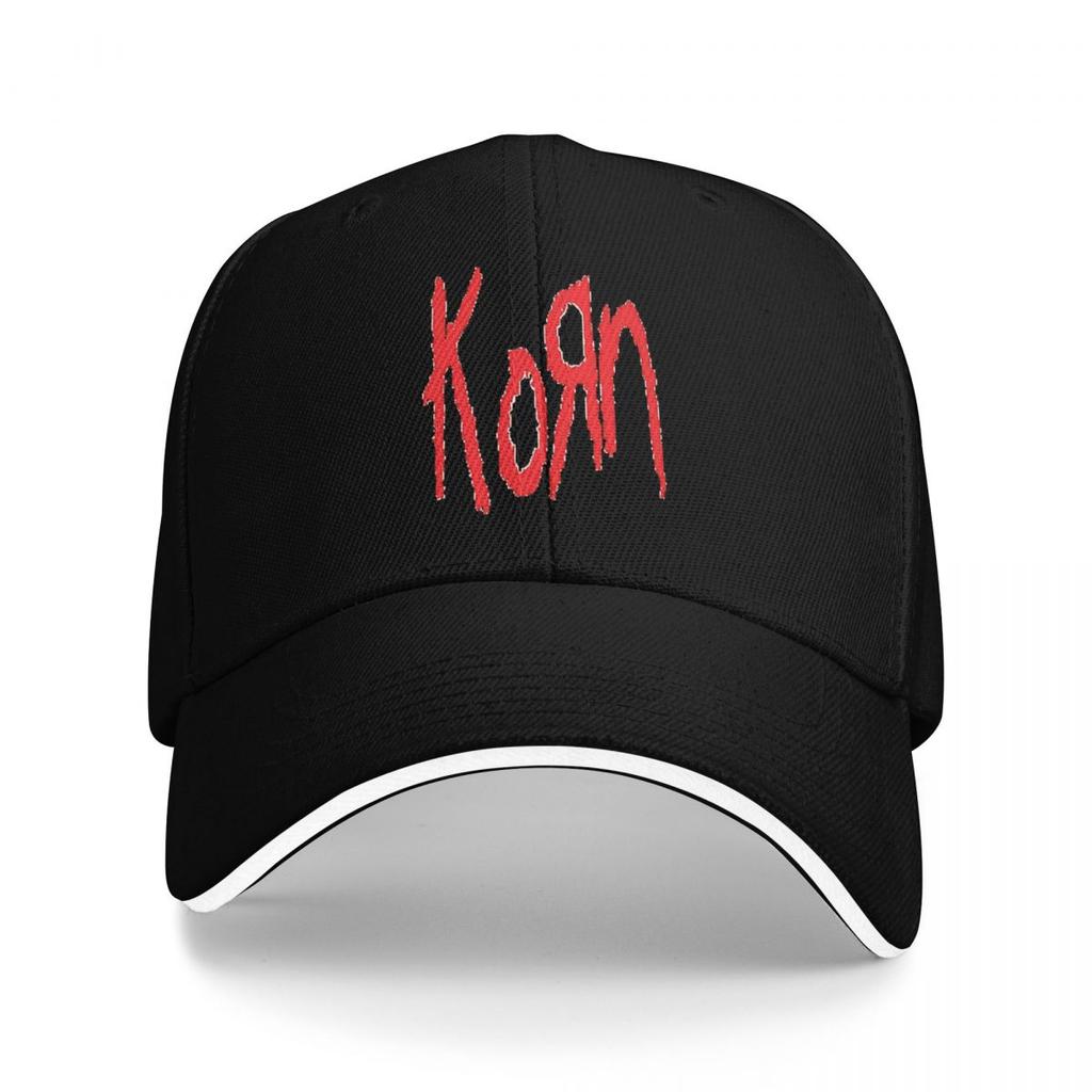 Korn Music Rock Band Baseball Caps Snapback Baseball Hats Breathable Casual Casquette Outdoor Unisex