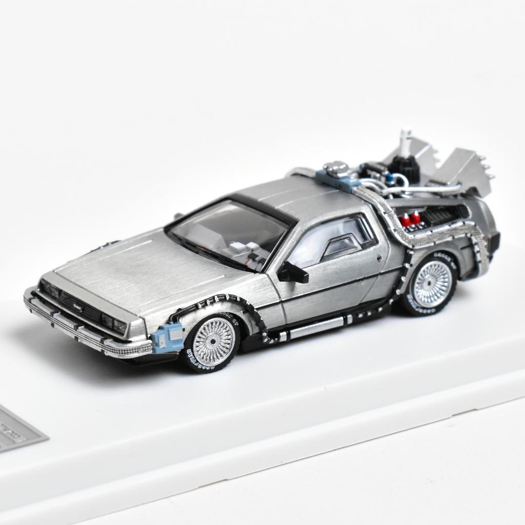 MJ 1:64 Zurück in die Zukunft DeLorean DMC 12 Sammlung Diecast Modellauto
