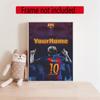 Messi Customize Your Name Diamond Painting Round Diamond Diy Frameless Holiday Artwork Suitable For Home Office Wall Decoration