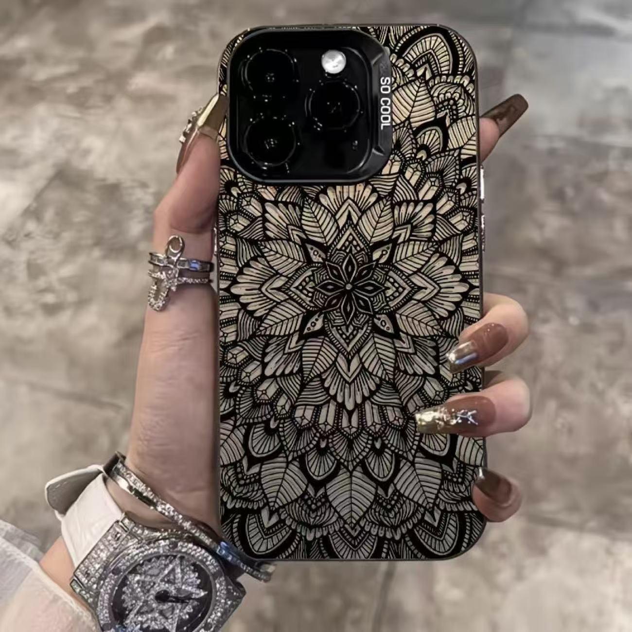 

Retro Pattern iPhone Case for 17 Air, 16 Pro Max, 15 Pro, 14 Creative iPhone 7