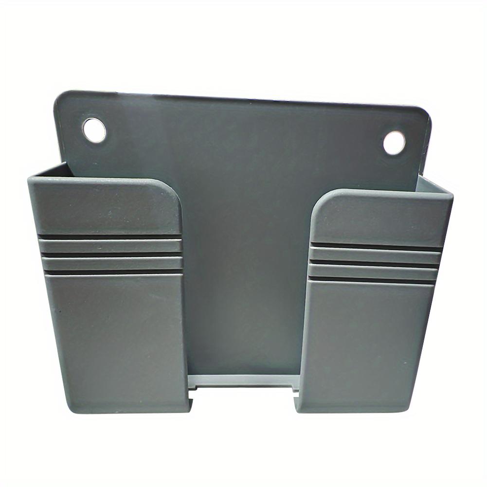 Wall Mount Phone Holder Adhesive Punch Free Remote Control Holder Plug Organizer for Home Bedroom Kitchen Office Storage