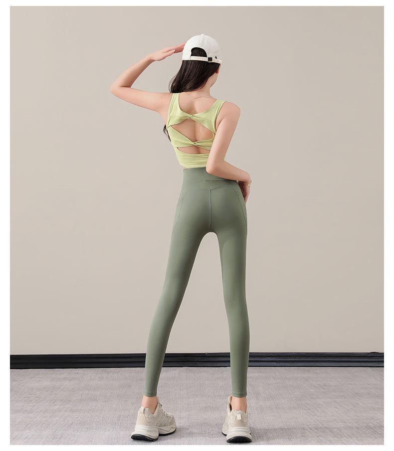 Women's High-End Yoga Suit Set for Autumn/Winter 2025: Pilates Training, Fitness, Running Pants & Sports Vest