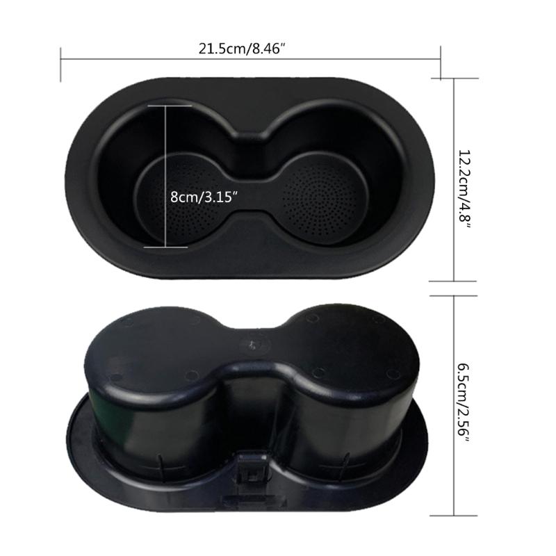 Vehicle Drink Beverage Container Backseat Drink Mount Car Cup Storage Solution Simple Installation for Auto 02-2016