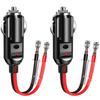 Car Cigarette Lighter, /24V Car Cigarette Lighter Extension Cable, 16 AWG Pure Copper Wire