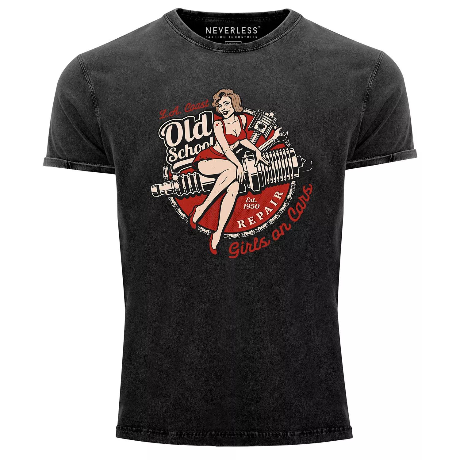 

Neverless T Shirt Girls On Cars Retro Vintage XXL