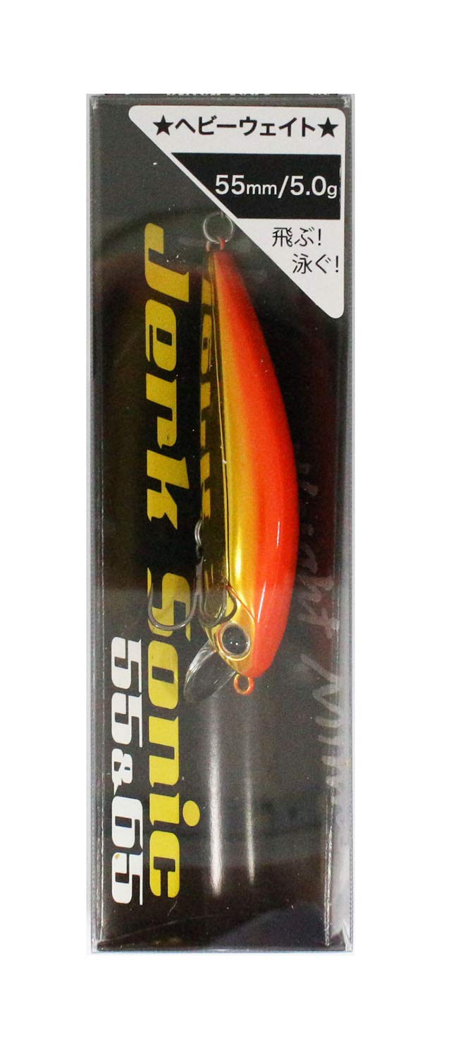 

Water Land Lure Jerk Sonic 55 Orange/Gold
