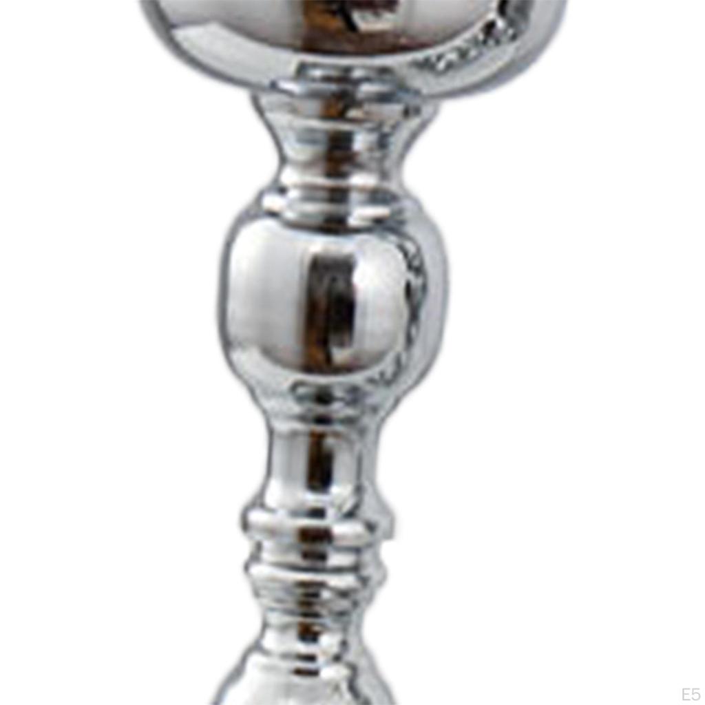 Centerpiece Flower Vase Metal Tabletop Stand European Elegant Trumpet for Event