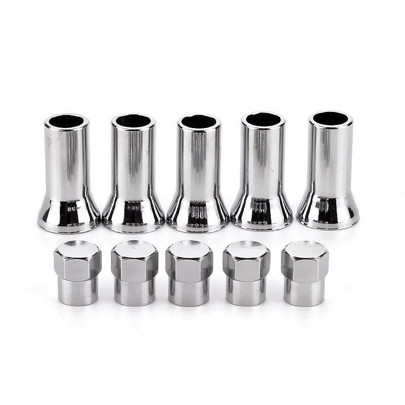 

Набор из 20/10 шт. TR414AC, колпачок клапана для автомобиля, грузовика, колеса, шины, шестигранный колпачок с чехлом для рукава, колпачки для клапанов, аксессуары для автомобильных шин