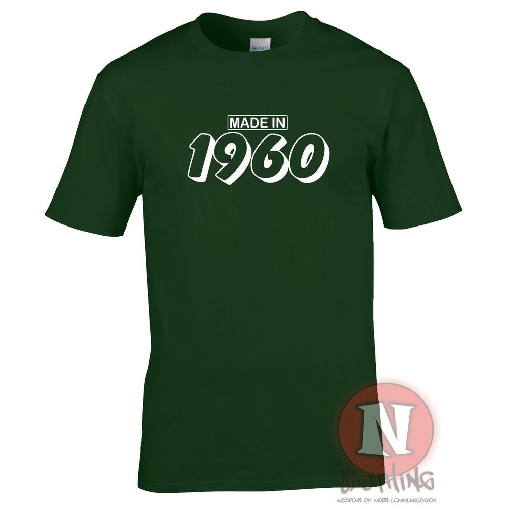 Made In 1960 TShirt Birthday Celebration Present Gift Funny Party Teeshirt