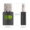 Wireless USB WiFi Mini Adapter - 300M Driver-Free for Notebook