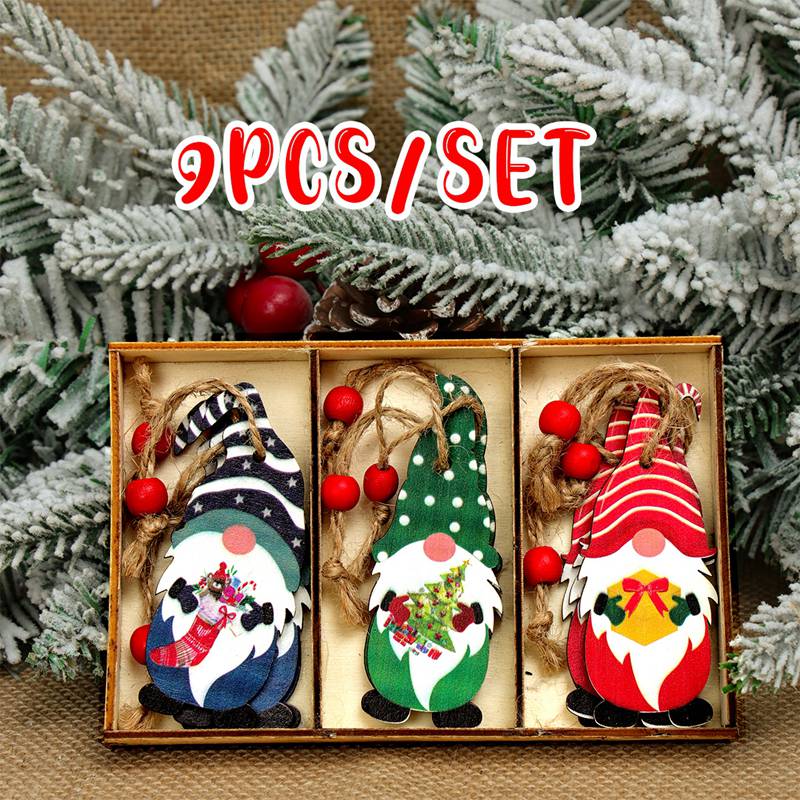 Holz-Weihnachtsanhänger Frohe Weihnachten Dekoration für Zuhause 2025 Navidad Ornamente Weihnachtsbaum-Dekoration Xmas Geschenke Neujahr 2026