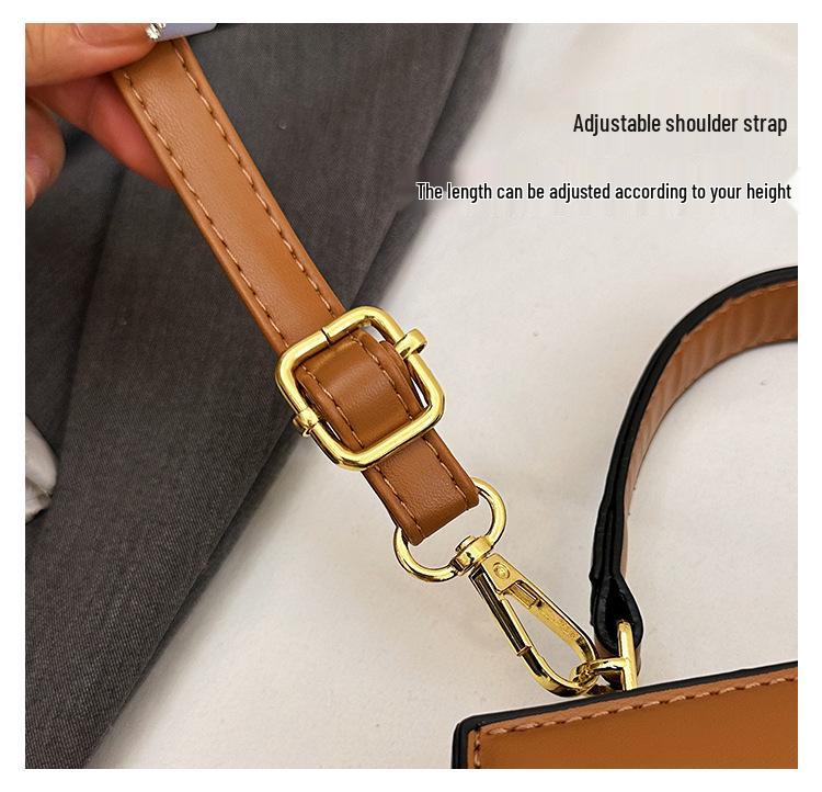 Kelly Bag: Elegant Retro Shoulder & Crossbody Handbag with Solid Color for Commuting