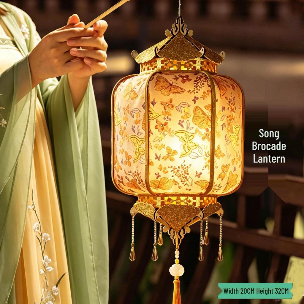 Dreamy Butterfly Lantern: Chinese Handmade DIY Night Light for Kids