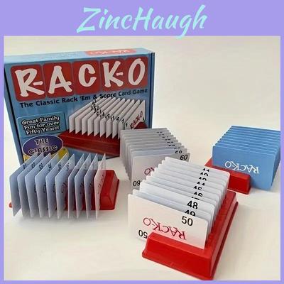 Classic Rack Family Board Game With Memory And Interactive Fun For Indoor Play