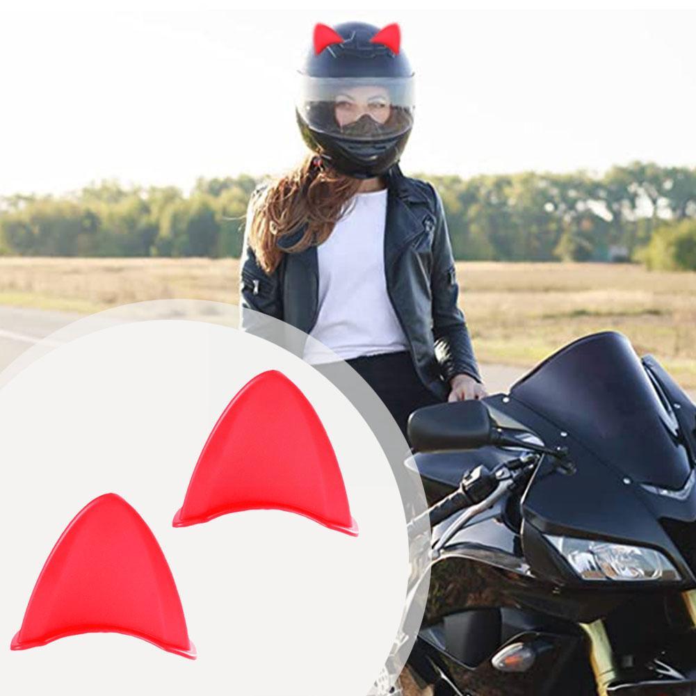 2pcs Universal Motorcycle Helmet Decoration Accessories Devil Horns Decoration Sport Decoration Cat Ears Outdoor L2T8