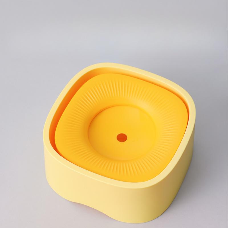 Bol plutitor Bol pentru pisici cu gură uscată Bol pentru câini de companie Distribuitor de apă pentru animale de companie Articole pentru animale de companie acasă Bol portabil cu apă plutitoare