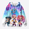 Y2K KPop Demon Hunters Hoodies Teenage Girls Boys Rumi KPop Demon Hunters Hoody Autumn Casual Long Sleeve Children's Clothing