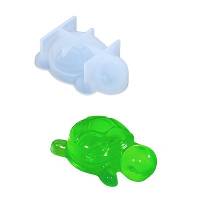 Creative Turtles Shape Silicone Mold Resin Craft Molds Desk Decorations Soft Silicone Texture Unique Ornament Moulds