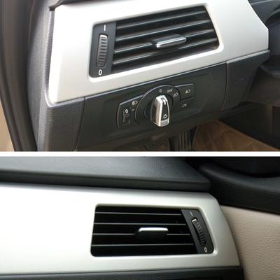 Klip na mřížku čerstvého vzduchu Ventilační otvor klimatizace Klip na klapku Směr větru Knoflík na plexi pro BMW 3