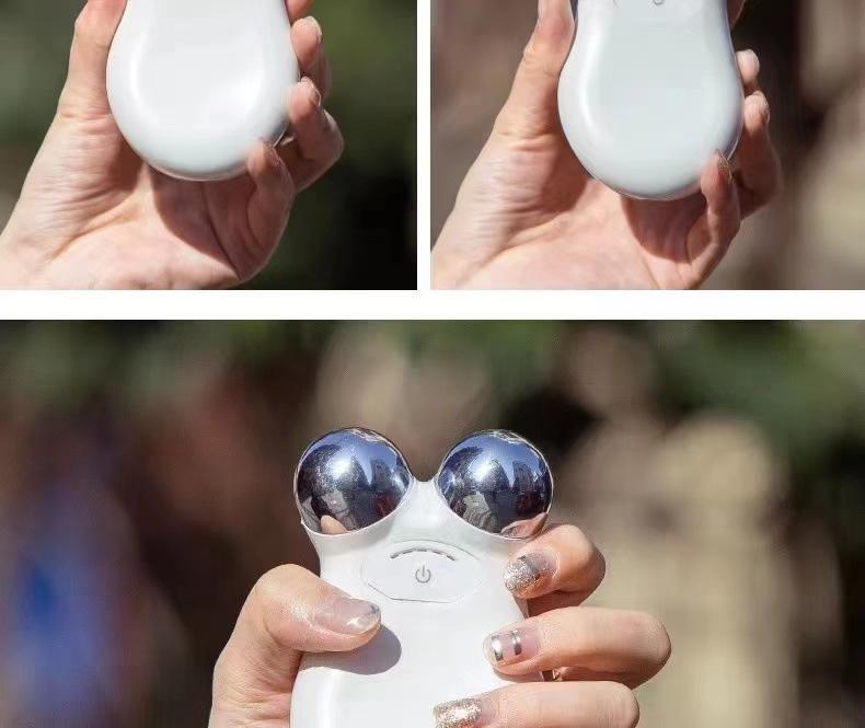 Microcurrent Bubble Beauty Device for Skin Lifting and Firming